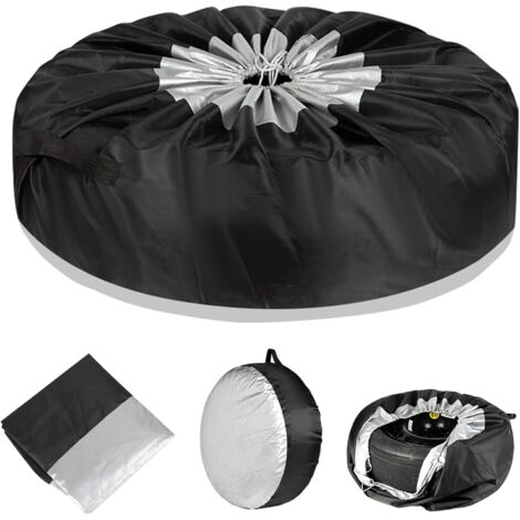 Funda de tela Oxford impermeable para neumático de repuesto - Funda protectora a prueba de polvo para neumático de repuesto - Para coche, remolque, autocaravana, SUV, UV, camión - Adecuada para neumát