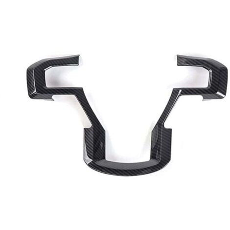 Funda de volante con forma de corazón, compatible con Ford F150 2015-2020 (1 pieza, ABS, ébano)