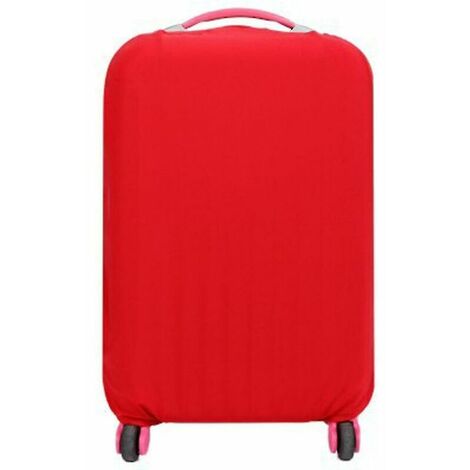 Funda elástica para equipaje de viaje, maleta con ruedas, bolsa protectora, protección a prueba de polvo para 26-30 pulgadas (rojo)