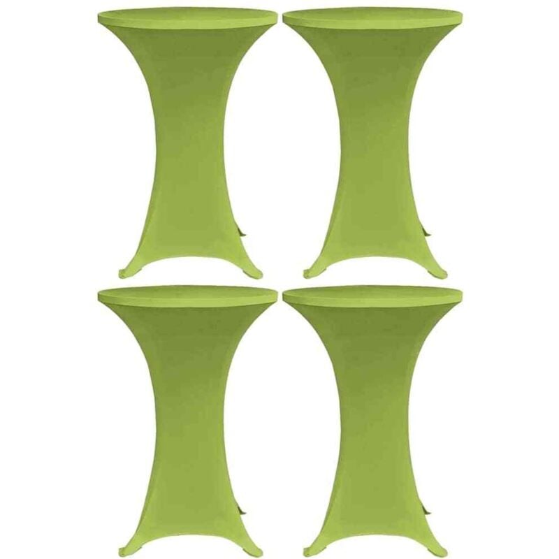 

Funda elástica para mesa 4 unidades 60 cm verde - Verde - Vidaxl