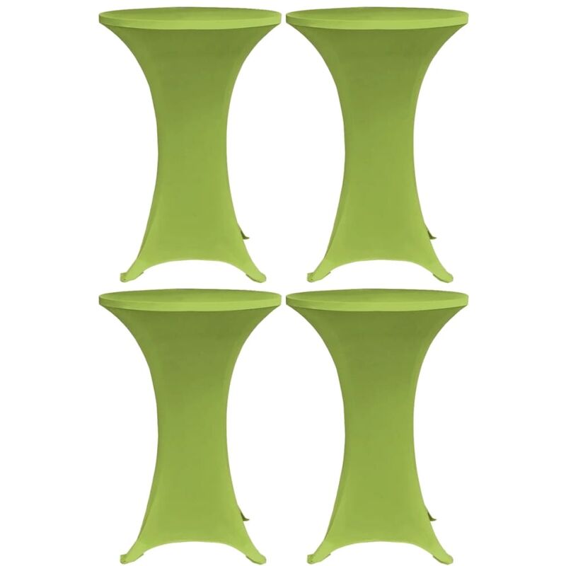 

Funda elástica para mesa 4 unidades 80 cm verde