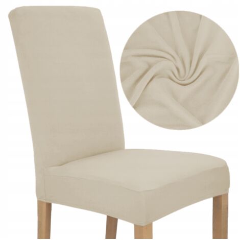 FUNDA ELÁSTICA PARA SILLA DE CACHEMIR BEIGE [10S-BKA]