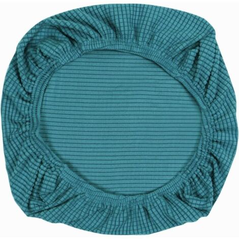 Funda elástica para silla de oficina, giratoria y de oficina (azul joya, 50-65 cm × 50-63 cm)