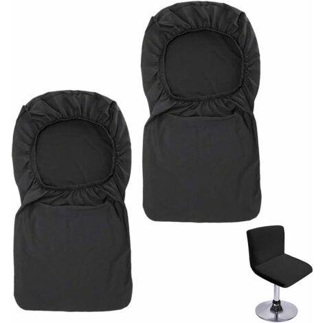 Funda elástica para taburete de bar con respaldo para silla de comedor giratoria.