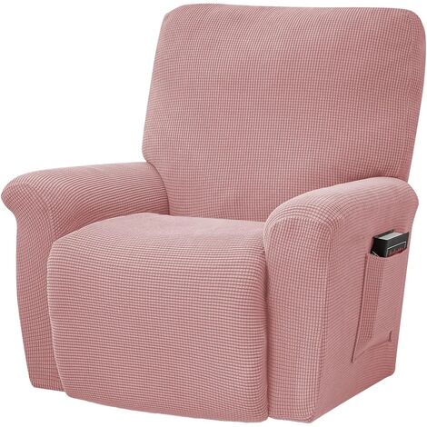Sillón infantil reclinable de cuero rosa VidaXL 324044 - Comprar barato