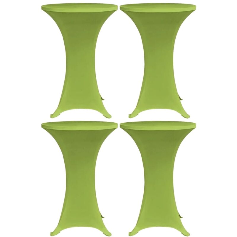 

Funda elástica para mesa 4 unidades 70 cm verde