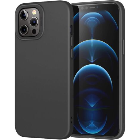 FUNDA ESR PARA APPLE IPHONE 12 PRO MAX DE SILICONA NEGRA MATE