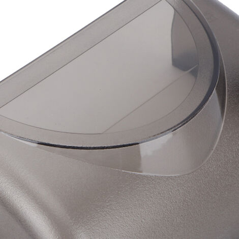 Funda impermeable de plástico PV gris para timbre con control de acceso mediante huella dactilar (240 g, 18,8 x 11,5 x 7,5 cm, 1 unidad).