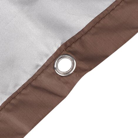 Funda impermeable de repuesto para pérgola de jardín, poliéster 190T, 132 x 226 cm, color café (1 unidad)