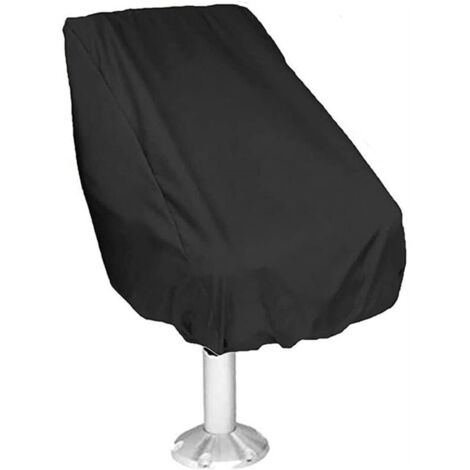 Funda impermeable para asiento de barco, color negro,