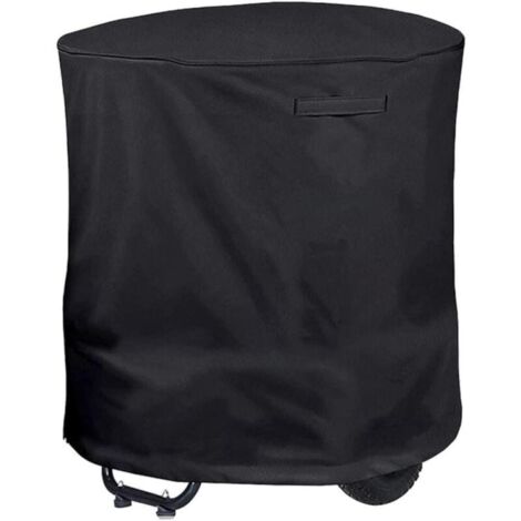 Funda impermeable para astilladora de madera de alta resistencia (negra, 85 x 85 x 110 cm)
