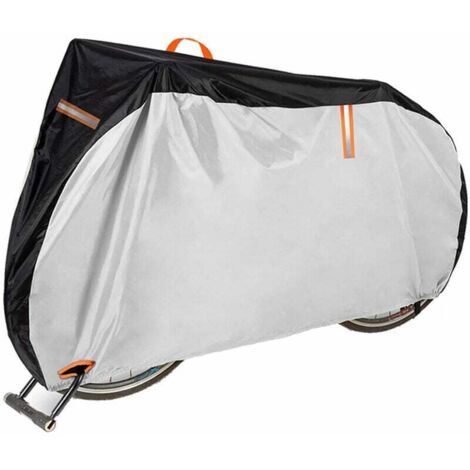 Funda impermeable para bicicleta FOREHILL para 1 o 2 bicicletas, funda grande para almacenamiento exterior, tela Oxford 420D para bicicletas dobles/bicicletas de carreras/2 bicicletas infantiles – 200