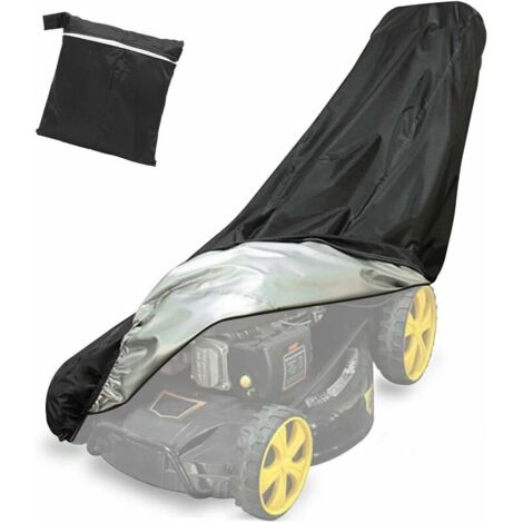 Funda impermeable para cortacésped, para jardín o césped exterior, con bolsa de almacenamiento, 193 x 63,5 x 112 cm.