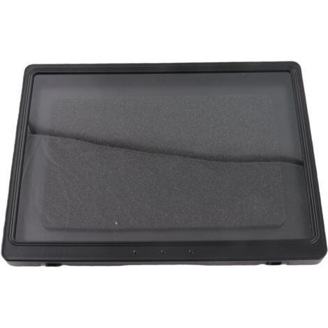 Funda impermeable para ducha para smartphone/tablet (hasta 26 cm), soporte de pared de ABS, con ventana de visualización antivaho y pantalla táctil, color blanco.