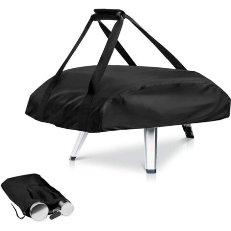 Funda impermeable para horno de pizza, resistente a la intemperie y al polvo, tela Oxford 420D, 24,8 x 16,1 x 6,3 pulgadas