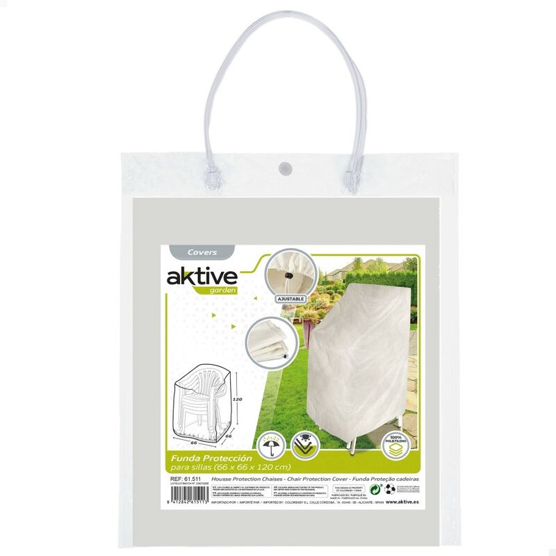 

Funda impermeable para sillas 66x66x120 cm garden - Aktive