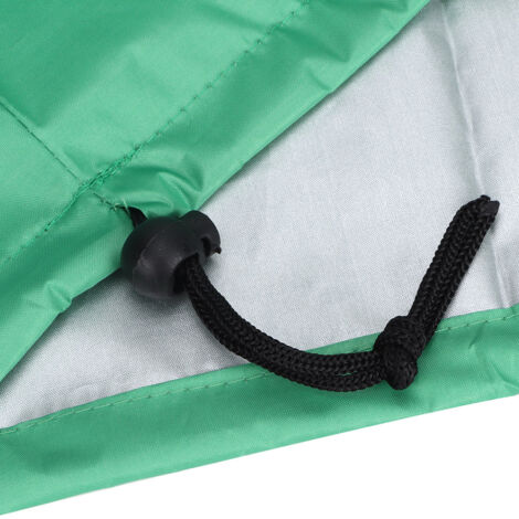 Funda impermeable y antipolvo para mesa de exterior, fabricada en lona Oxford 210D, 47x47 cm, color verde, para patio y jardín.