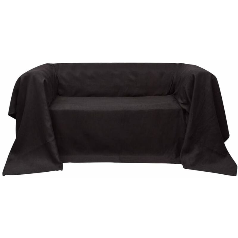 

Youthup - Funda marrón para sofá de micro-gamuza, 270 x 350 cm - Marrón