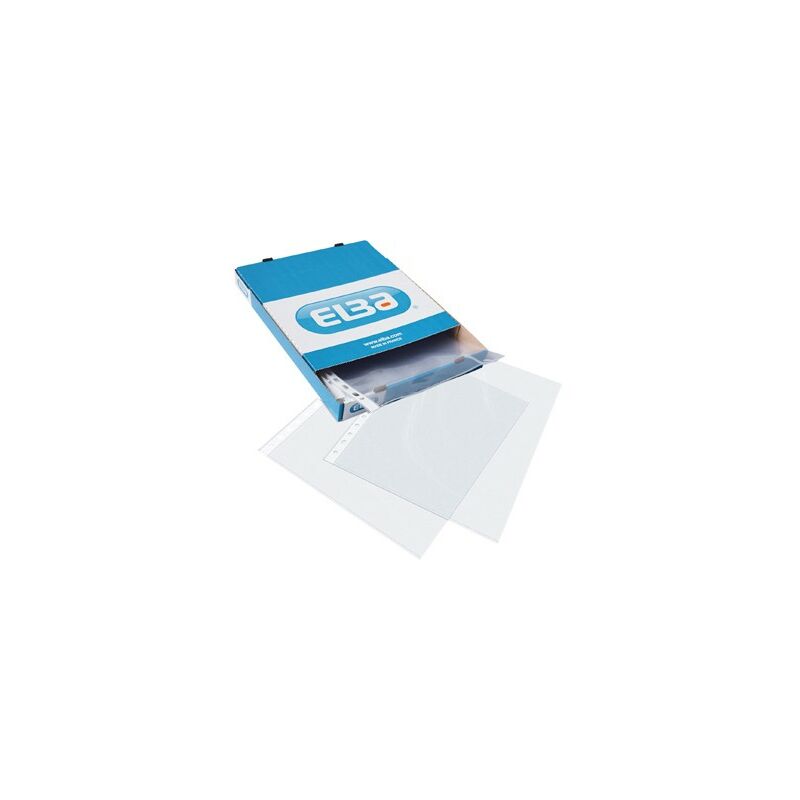 

Elba - fundas multitaladro 16 pp cristal folio 70 micras standard -100u-