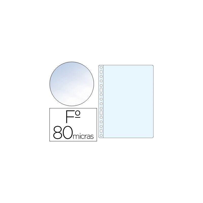 

Esselte - funda pp cristal 16 taladros folio 80 micras -100u-