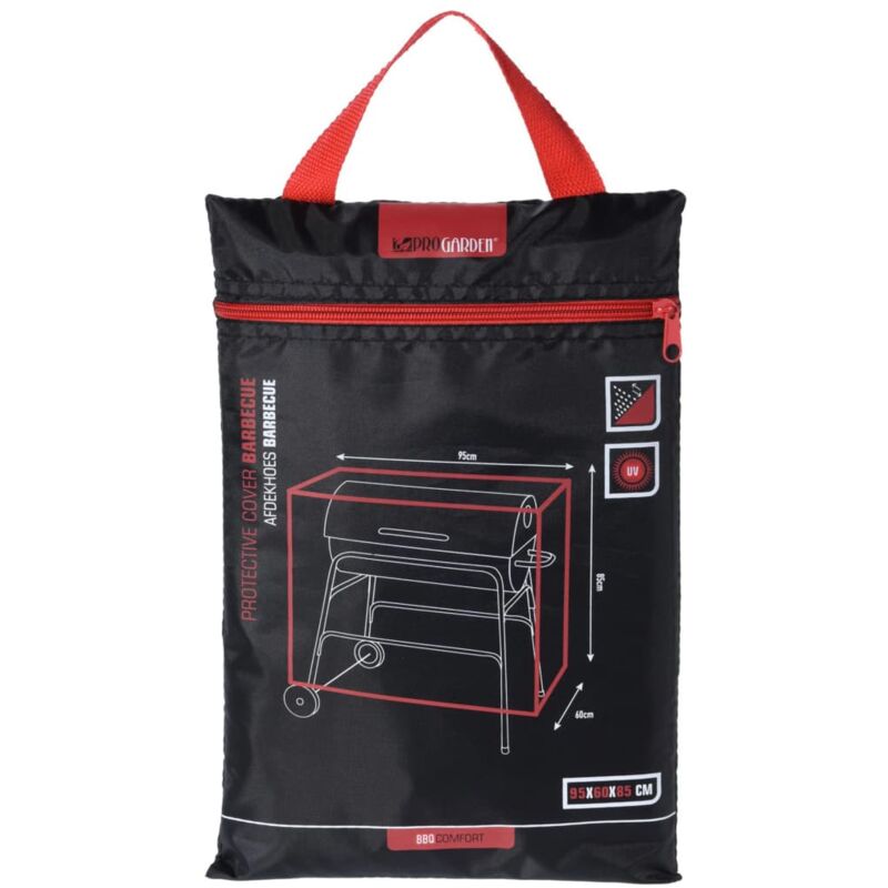 

Funda para barbacoa 95x60x85 cm - Negro - Progarden