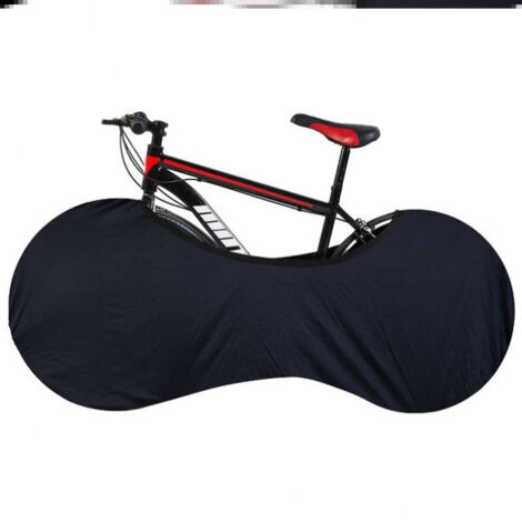 Funda negra para bicicleta - Lavable - Funda protectora para bicicletas - Funda protectora para bicicletas de interior - Funda para bicicletas de montaña