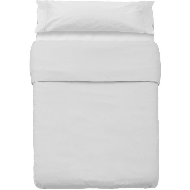 

Funda nórdica blanca de algodón y poliéster clásica para cama de 135 cm