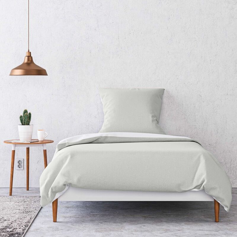 

Funda Nórdica Blanco/Gris Funda de almohada x 2 (200 x 200 cm) (Reacondicionado C)