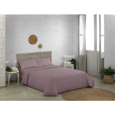Funda nórdica de algodón orgánico color néctar. Cama de 105 cm.
