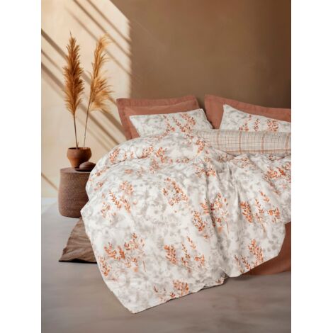 Funda nórdica, funda nórdica, ropa de cama Set 100% Algodón Cinnamon
