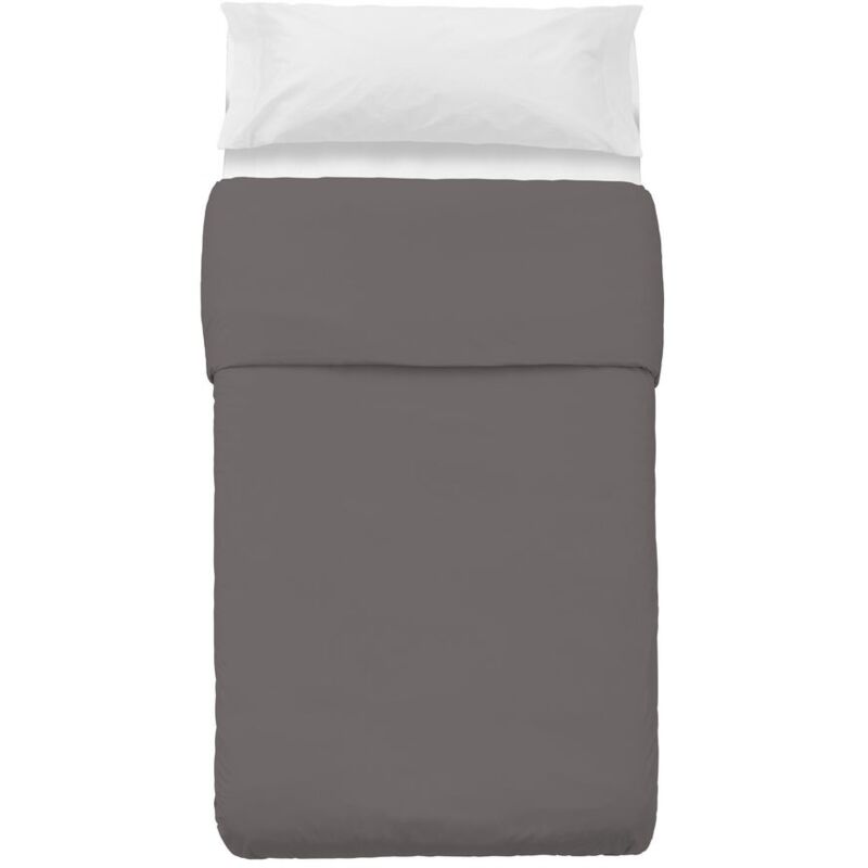 

Funda nórdica gris de algodón y poliéster clásica para camade 90 cm