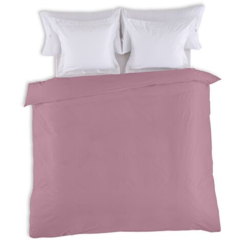FUNDA NORDICA lisa color cuarzo - Cama de 150/160 (1 pieza) - 50% algodón / 50% poliéster - 144 hilos. Gramage: 115