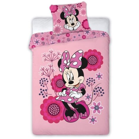 FUNDA NORDICA MINNIE DISNEY CAMA 90CM MICROFIBRA