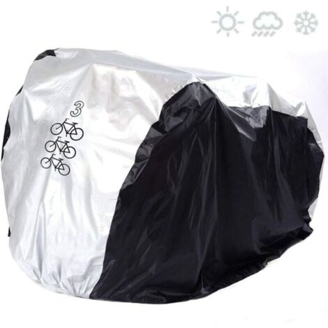 Funda para 3 bicicletas - Impermeable - A prueba de polvo - Protección UV