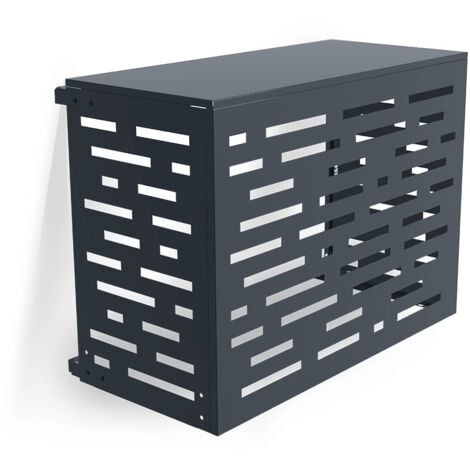 CASANOOV Funda para aire acondicionado Amaro Arlberg Gris antracita en acero - Talla S