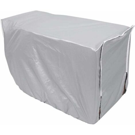 Funda para aire acondicionado exterior, a prueba de polvo, nieve e impermeable (94 x 40 x 73 cm)