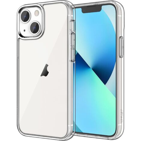 FUNDA PARA APPLE IPHONE 13 PRO MAX 6.7"" PARTE TRASERA DE SILICONA TRANSPARENTE