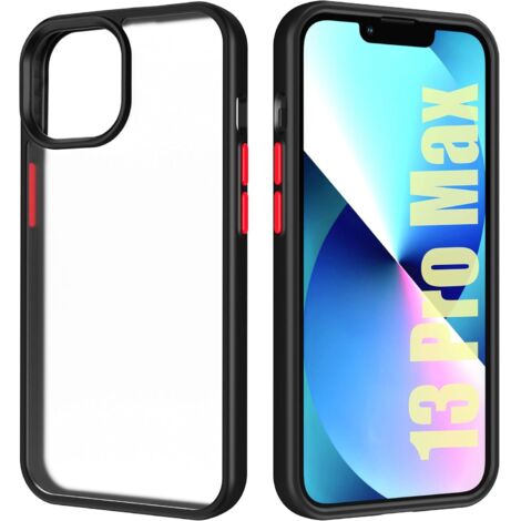 FUNDA PARA APPLE IPHONE 13 PRO MAX SILICONA TRANSPARENTE ALTA A2484
