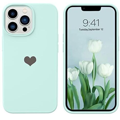 FUNDA PARA APPLE IPHONE 13 PRO MAX SILICONA VERDE CARCASA TRASERA