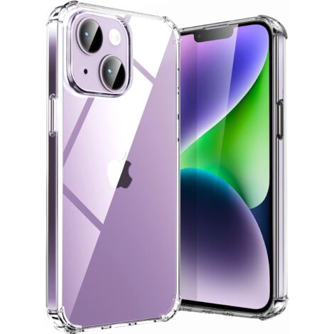 FUNDA PARA APPLE IPHONE 14 TRANSPARENTE, SÓLIDA Y DURADERA A2882 A2649