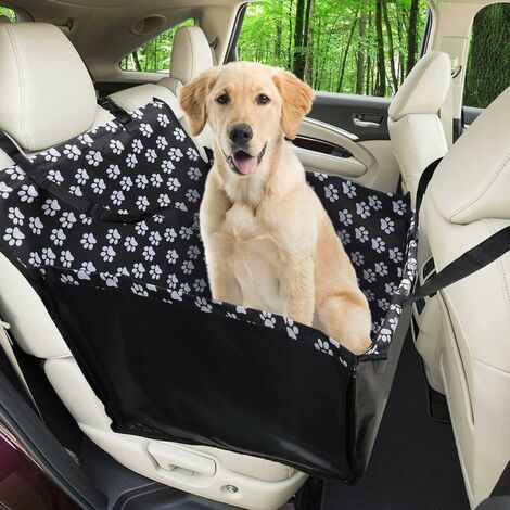 Funda para asiento de perro Funda protectora para maletero para perros Bolsa de transporte para coche para perros Funda protectora de tela Oxford impermeable Extremadamente duradera y fácil de instala