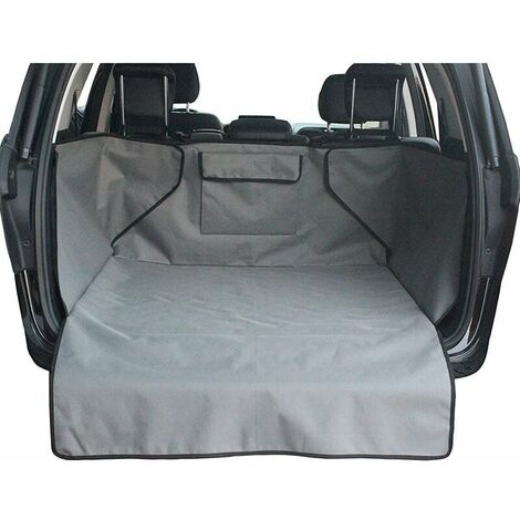 Funda para asiento de vehículo, protector de maletero para perro, mascota, forro de carga, impermeable, antideslizante, universal, para camiones, Jeeps, SUV (5,321,444.1 in, gris)