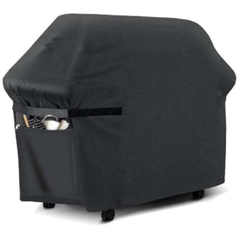 Funda para barbacoa AIPERQ, funda para parrilla a gas, funda duradera Oxford 210D para barbacoa, compatible con Weber, Brinkmann, Char Broil, etc., resistente a los rayos UV, impermeable, resistente a