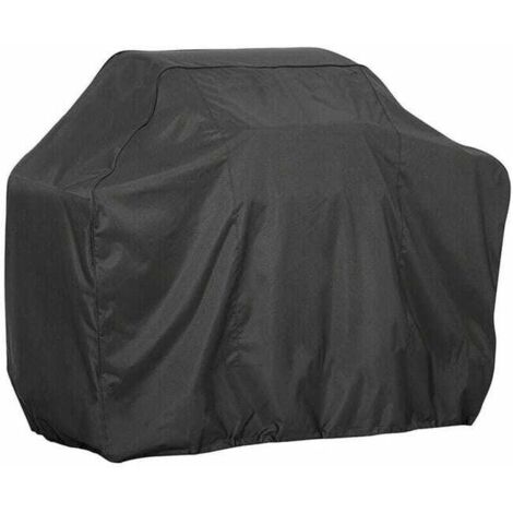 Funda para barbacoa de tela Oxford 210D - Negra, impermeable y a prueba de polvo (80×66×100 cm)