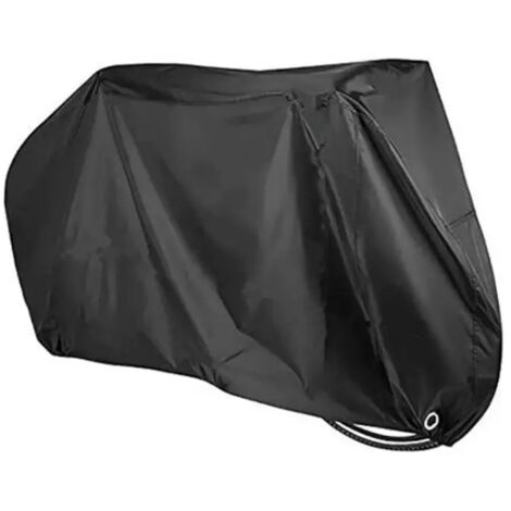 Funda para bicicleta con bolsa, a prueba de polvo, lluvia y nieve, ideal para uso en interiores y exteriores, se adapta a la mayoría de bicicletas.