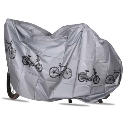 Funda para bicicleta - Funda protectora para exteriores, impermeable para bicicletas, patinetes, bicicletas de montaña, motocicletas y triciclos (100 x 200 cm)