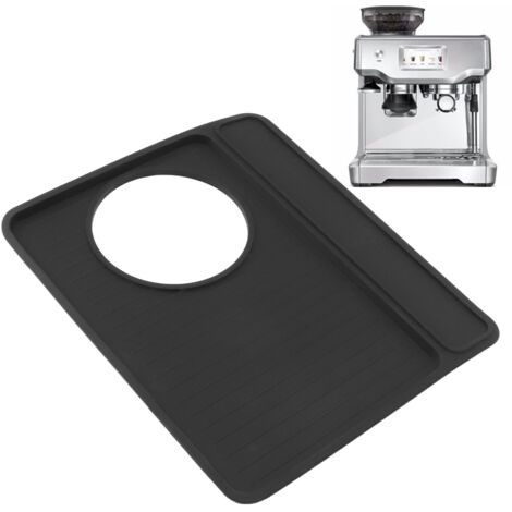 Funda para cafetera, antideslizante y antipolvo, de silicona, 28 x 23,7 cm, negra, para los modelos 870/880.