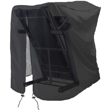 Funda para cinta de correr  Funda plegable con cremallera, a prueba de polvo, para entrenamiento de fitness.