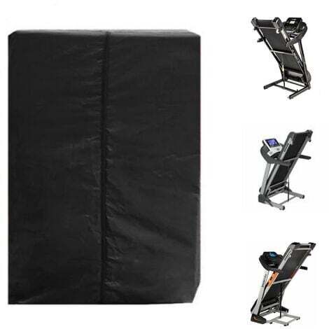 Funda para coche, funda plegable para cinta de correr, 210D, resistente al viento y a la lluvia, tela Oxford, 95 × 75 × 160 cm, color negro - RWBarcas para coche