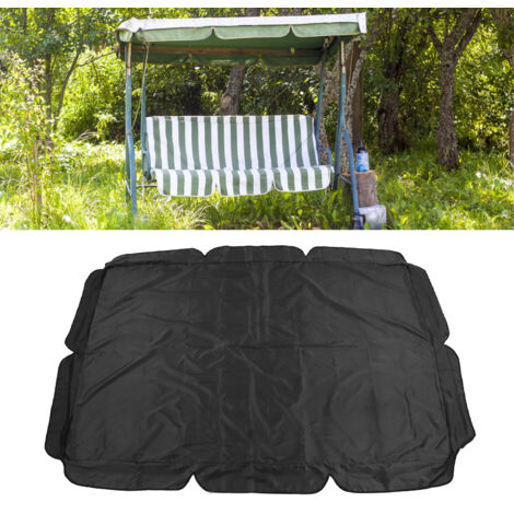 Funda para columpio – Oxford 600D color plata, impermeable con cierre cortavientos – Dimensiones: 164 x 114 x 15 cm